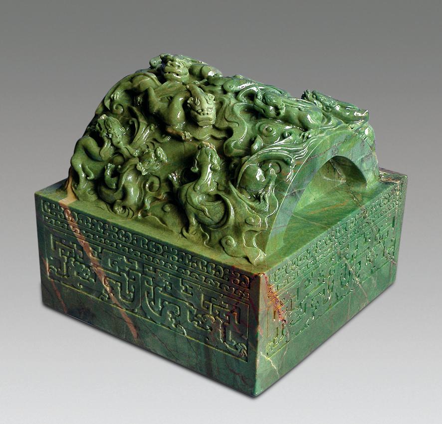 仿雍正宮庭螭虎紋璽印 歷史韻味與藝術價值的完美融合